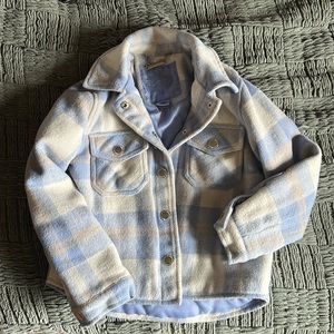 Flannel jacket girls size 8